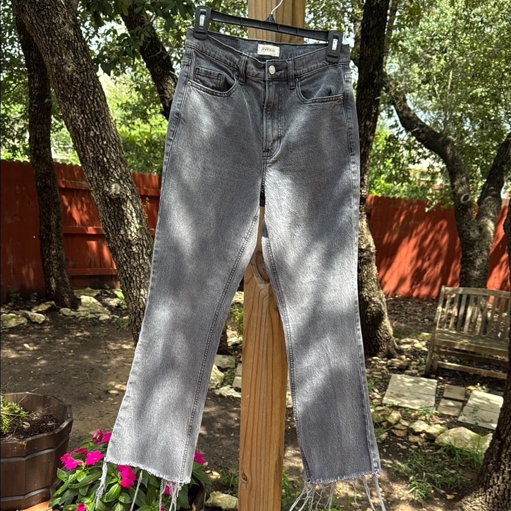 PacSun Gray Stretch Crop Boot Jeans Size 26